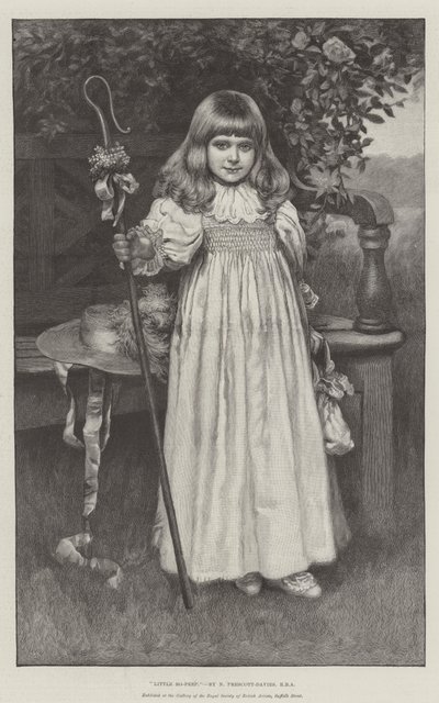 Little Bo-Peep by Norman Prescott Davies